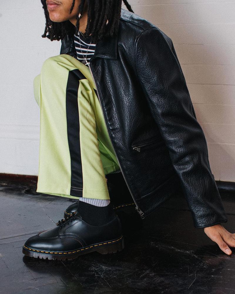 Dr Martens 2046 Vintage Smooth Læder Oxford Sko Herre Sort | DK 611MQZ
